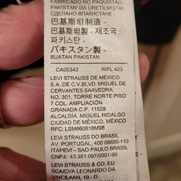 Vtg? Mens Levis Black Wood Grain Explorer Div. Crewneck Sweatshirt Size M - Picture 7 of 14